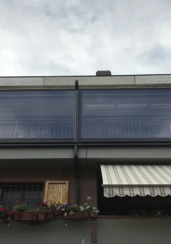 Tende con zip antivento